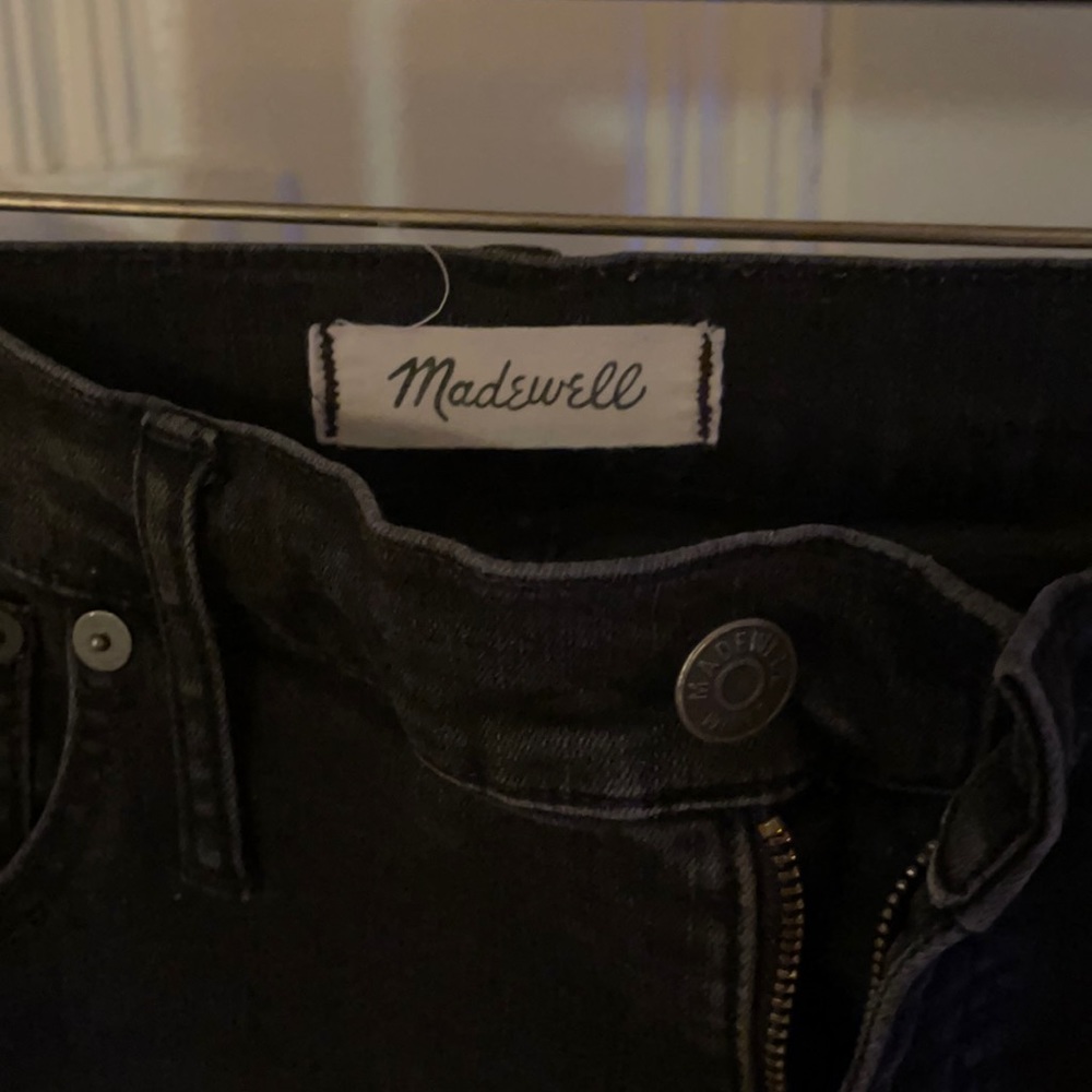 Madewell Cali Demi-Boot black jeans size 31